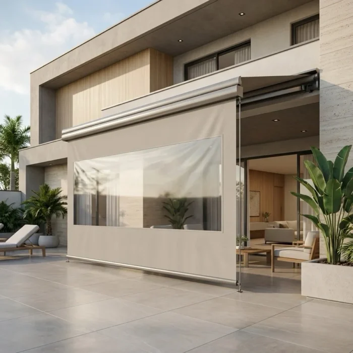 Toldo Cortina com Braço